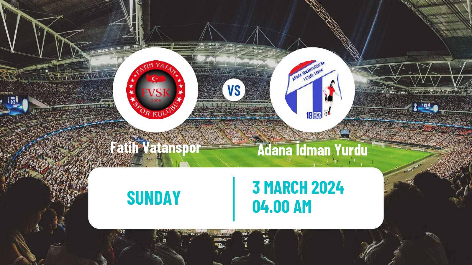 Soccer Turkish Super Lig Women Fatih Vatanspor - Adana İdman Yurdu