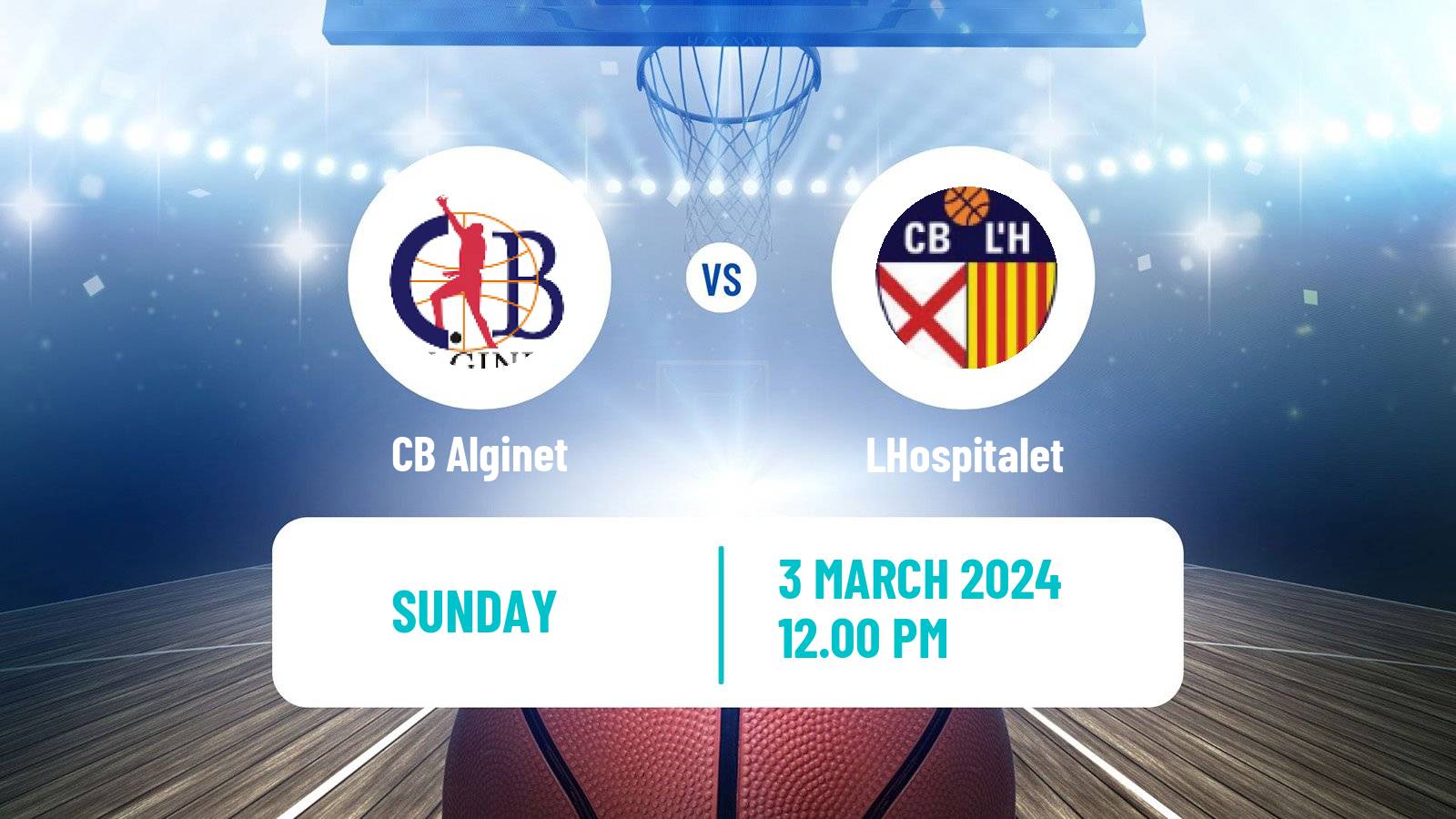 Basketball Spanish LEB Plata Alginet - LHospitalet