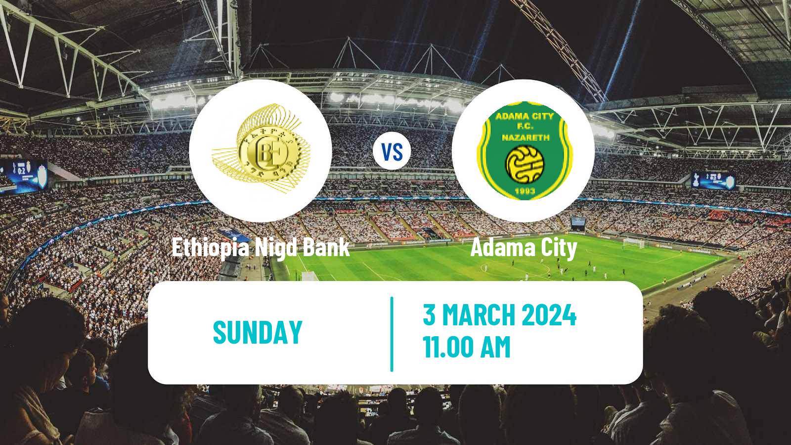 Soccer Ethiopian Premier League Ethiopia Nigd Bank - Adama City