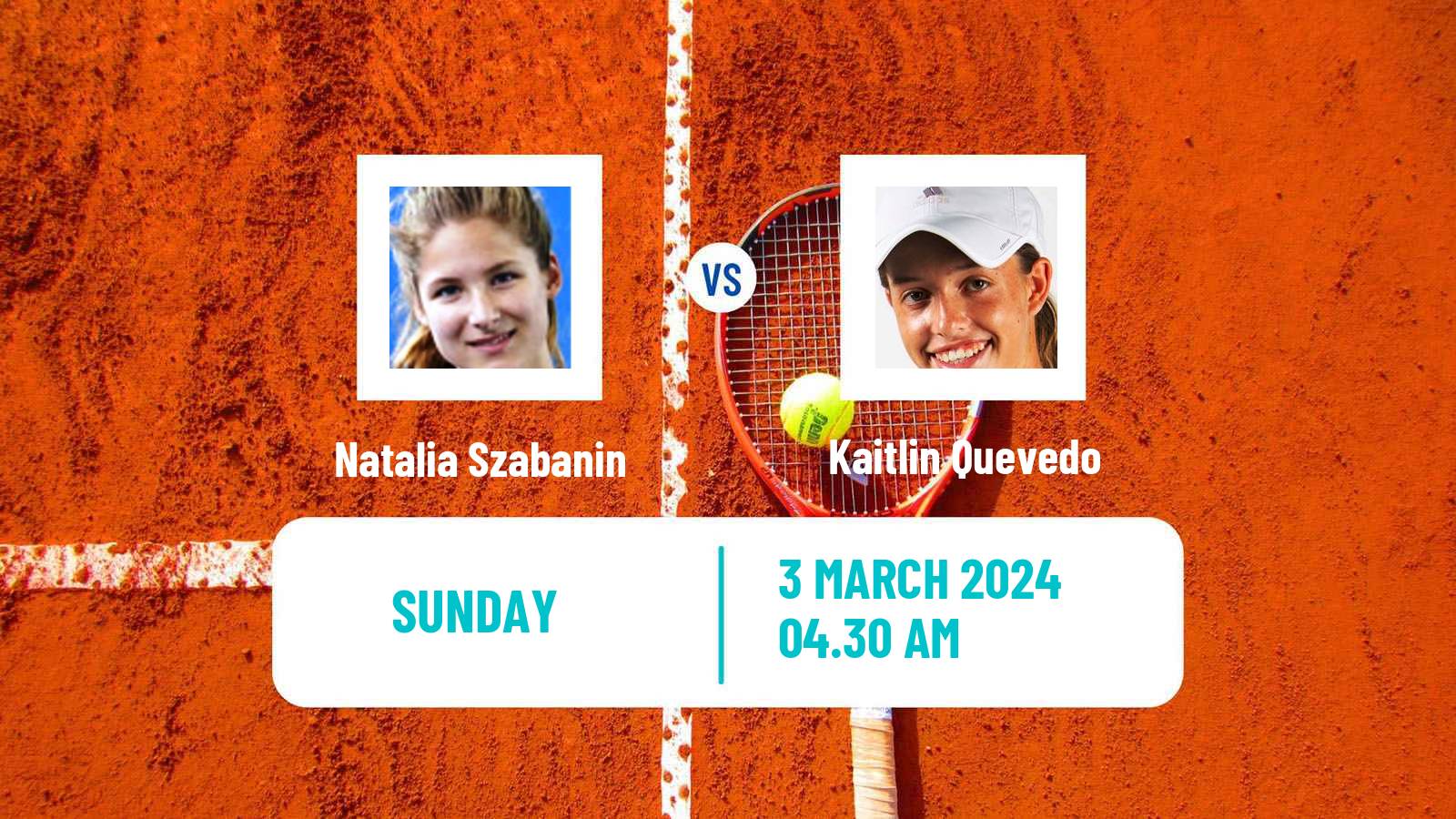 Tennis ITF W15 Manacor 3 Women Natalia Szabanin - Kaitlin Quevedo