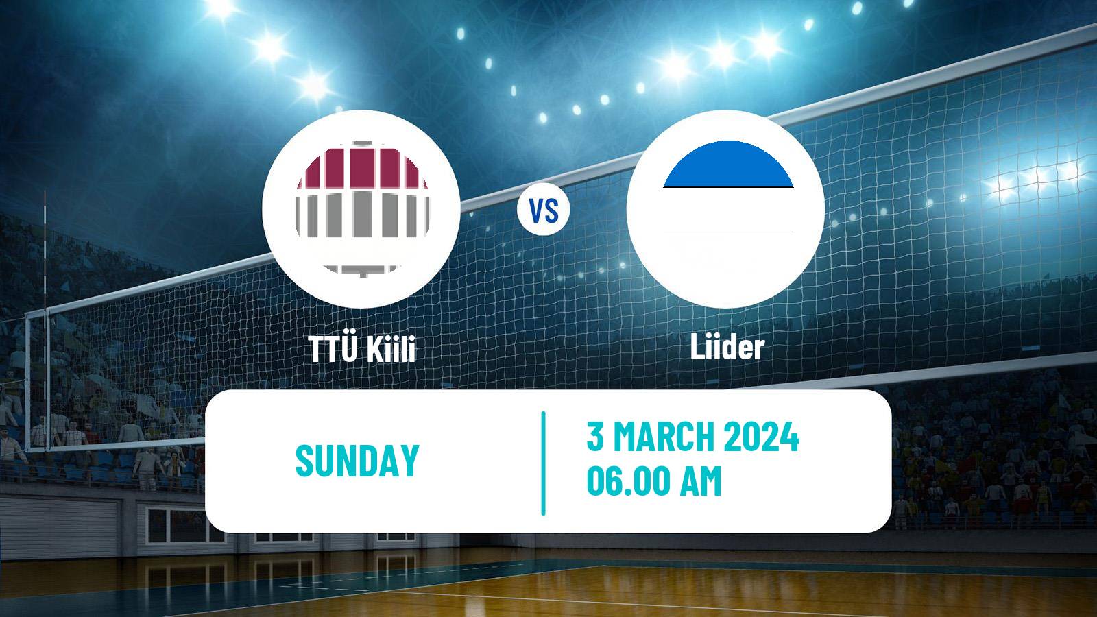 Volleyball Estonian Esiliiga Volleyball TTÜ Kiili - Liider