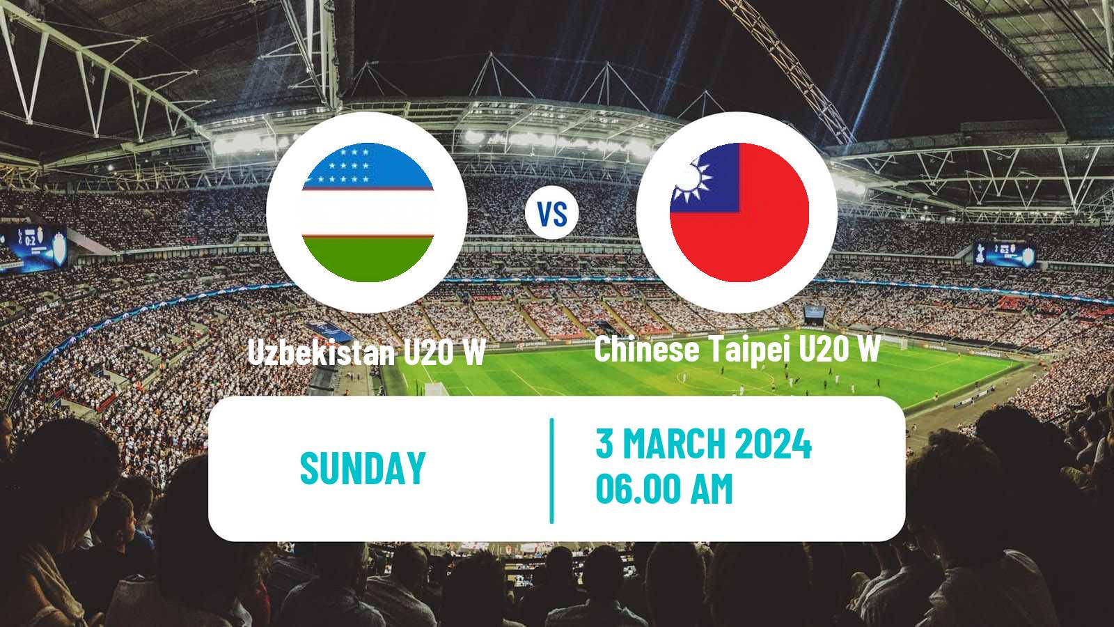 Soccer AFC Asian Cup Women U20 Uzbekistan U20 W - Chinese Taipei U20 W