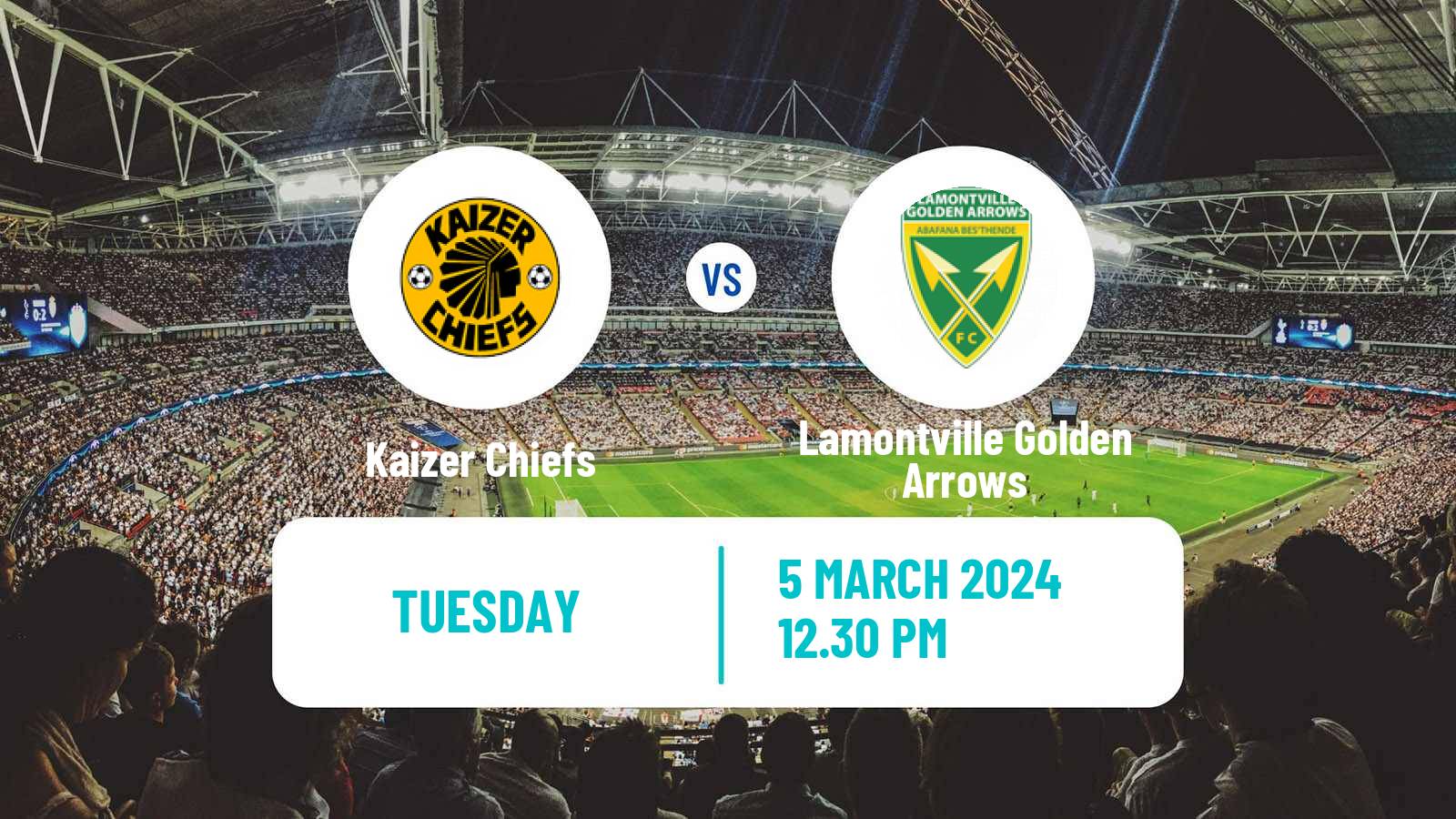 Soccer South African Premier Soccer League Kaizer Chiefs - Lamontville Golden Arrows