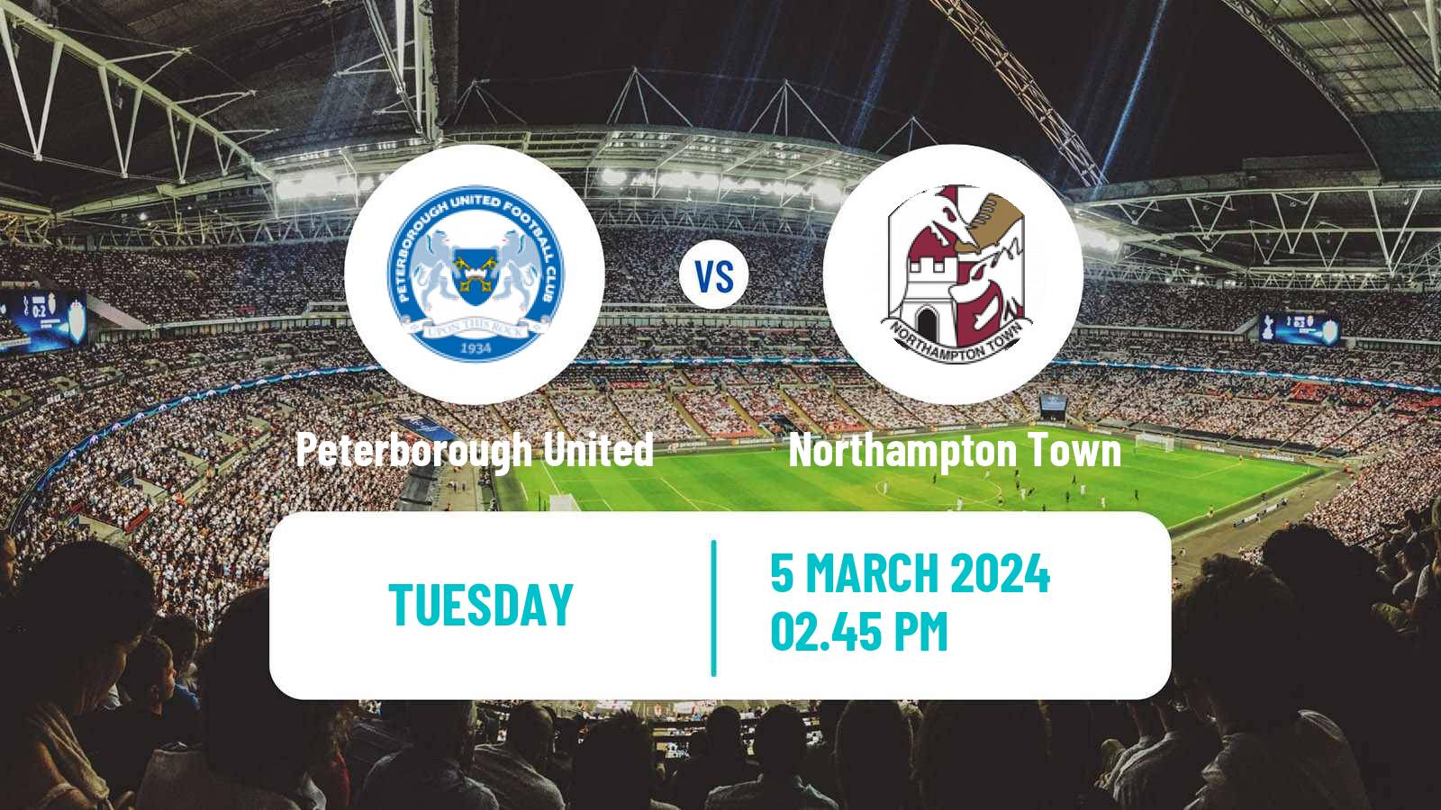 Soccer English League One Peterborough United - Northampton Town