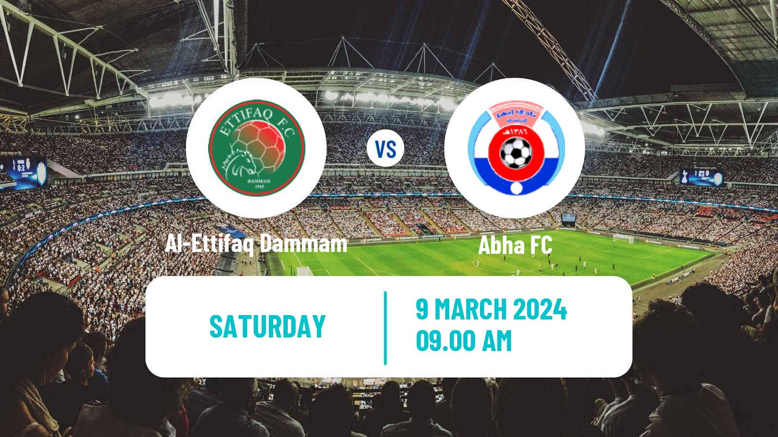 Soccer Saudi Professional League Al-Ettifaq Dammam - Abha