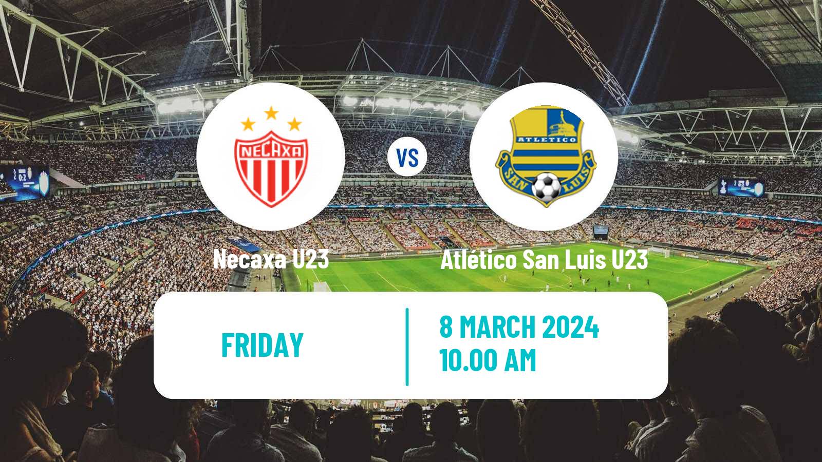 Soccer Mexican Liga MX U23 Necaxa U23 - Atlético San Luis U23