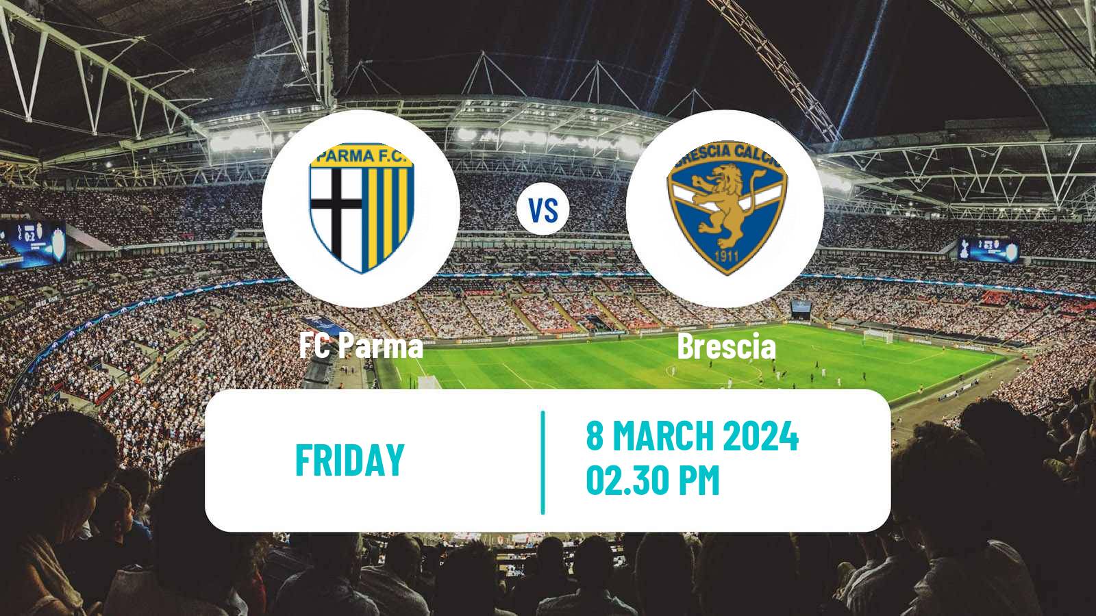 Soccer Italian Serie B Parma - Brescia