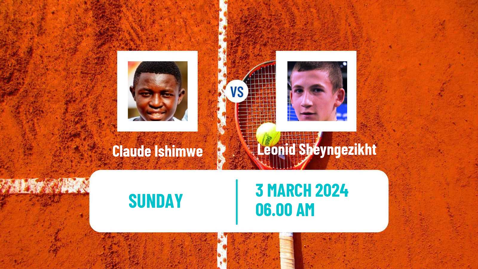 Tennis Kigali 2 Challenger Men Claude Ishimwe - Leonid Sheyngezikht