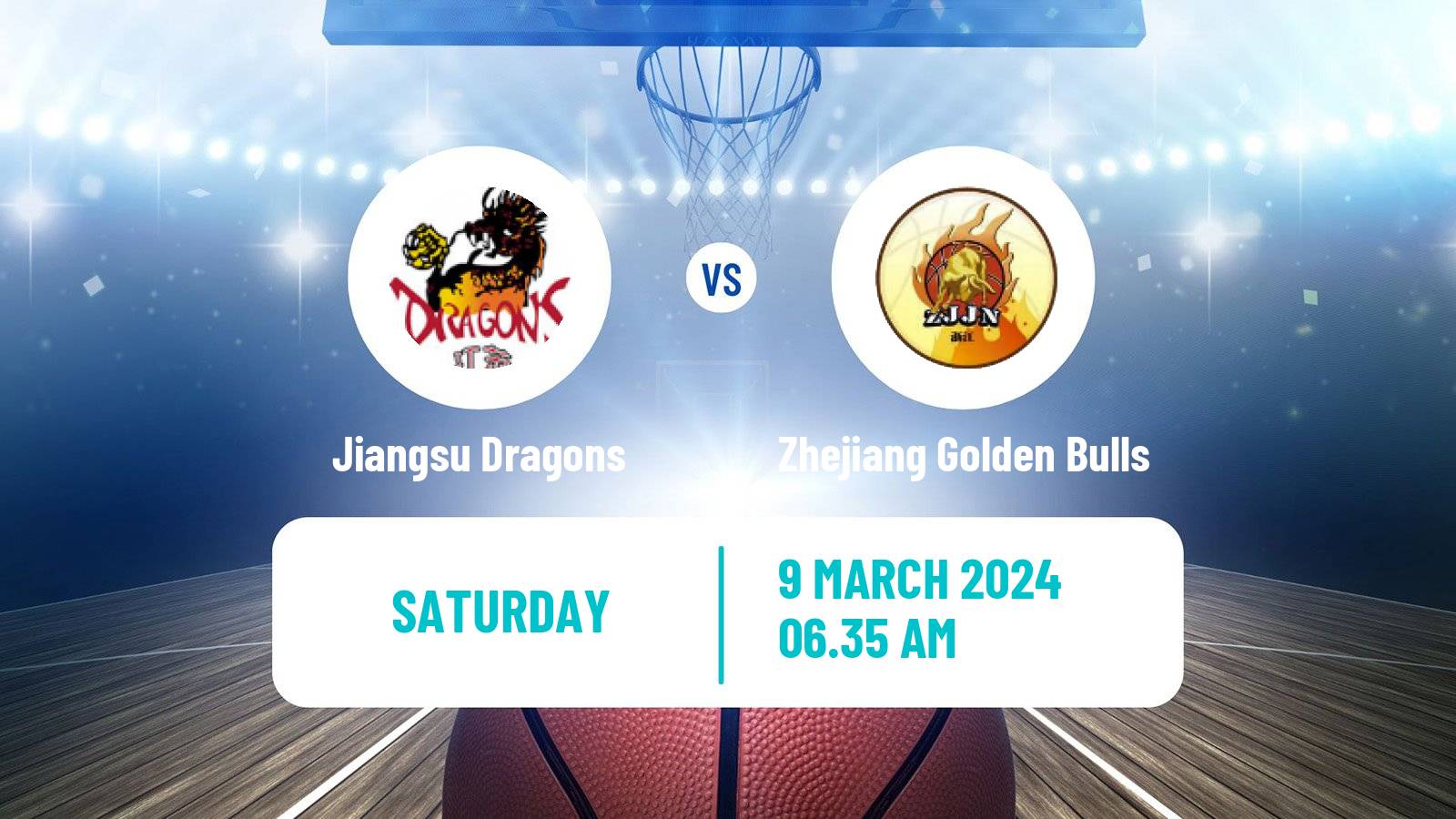 Basketball CBA Jiangsu Dragons - Zhejiang Golden Bulls