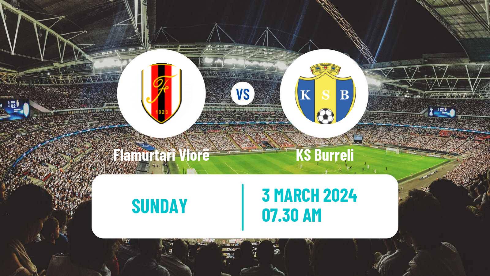 Soccer Albanian First Division Flamurtari Vlorë - Burreli