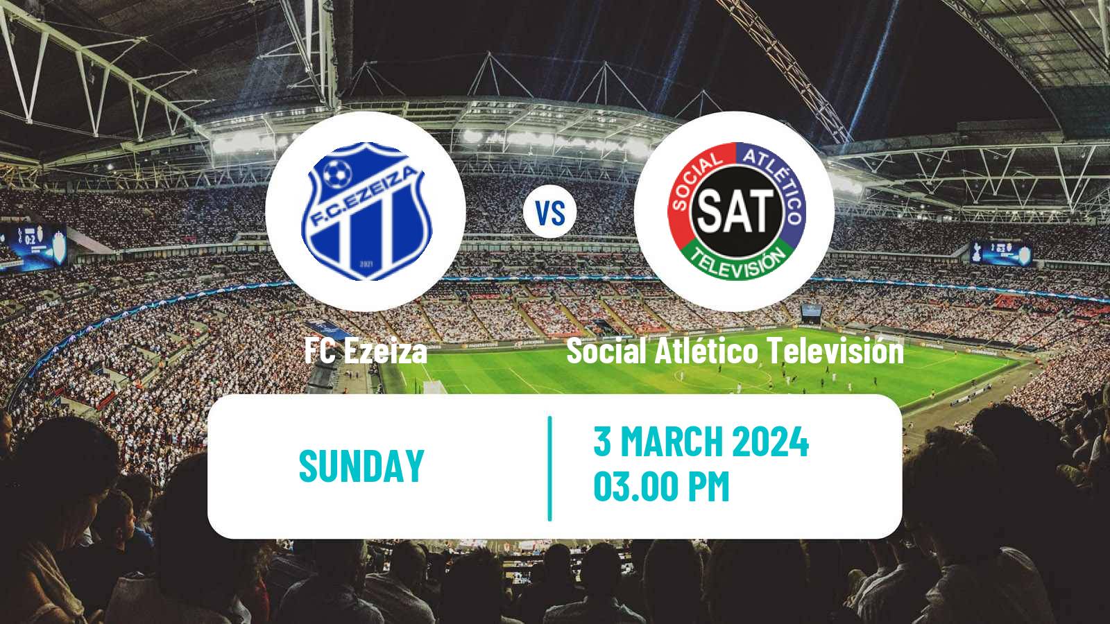 Soccer Argentinian Torneo Promocional Amateur Ezeiza - Social Atlético Televisión