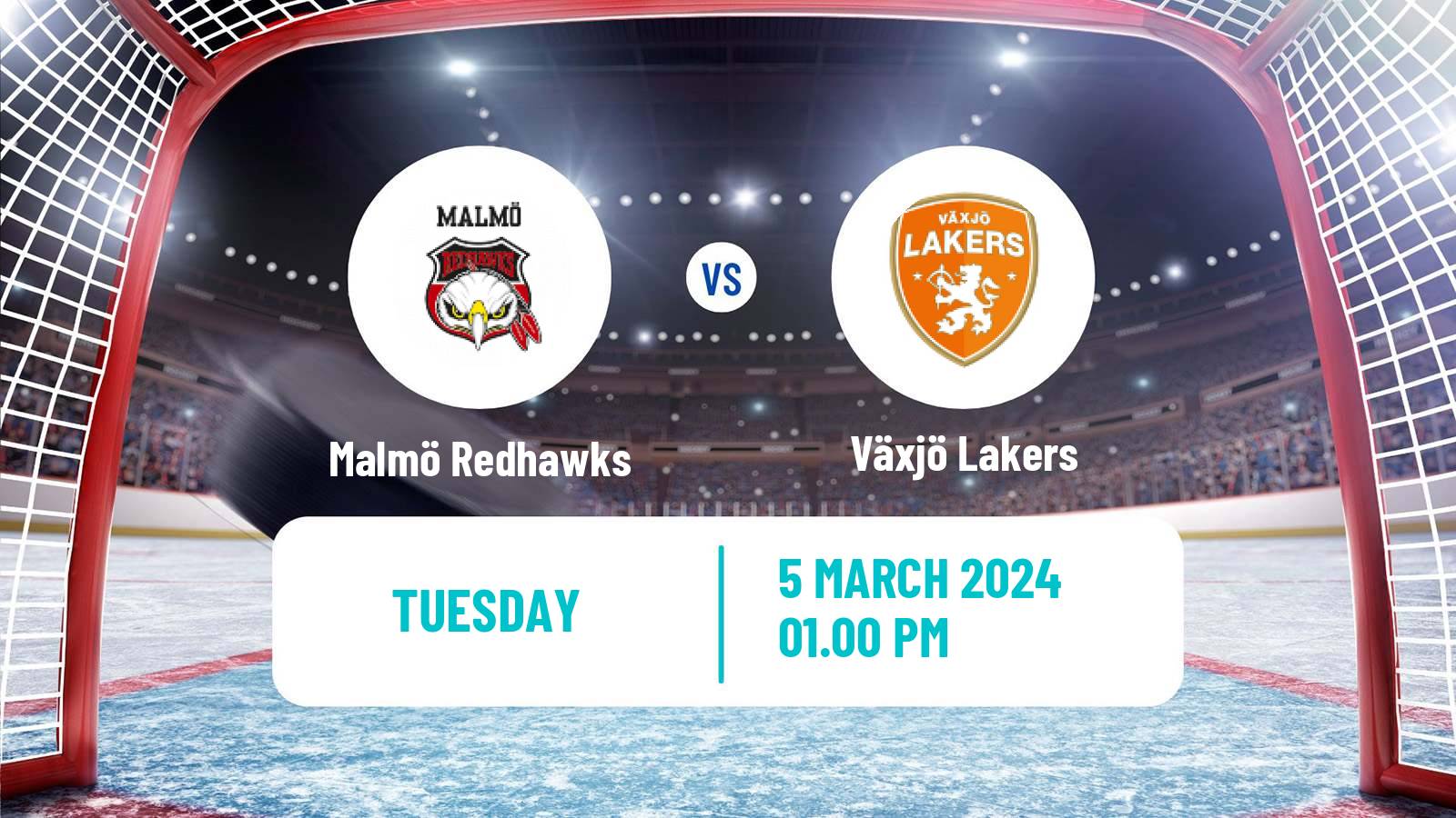 Hockey SHL Malmö Redhawks - Växjö Lakers