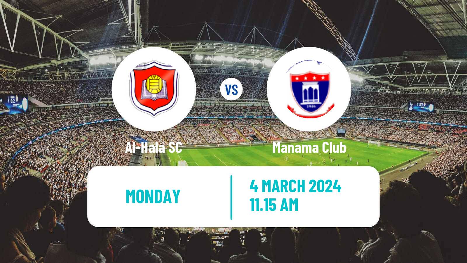 Soccer Bahraini Premier League Al-Hala - Manama Club