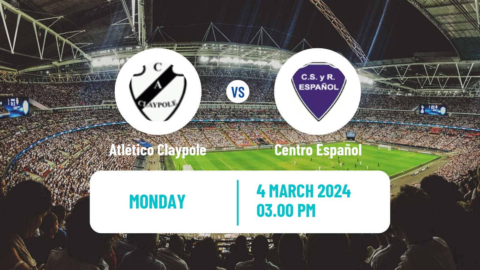 Soccer Argentinian Primera C Atlético Claypole - Centro Español