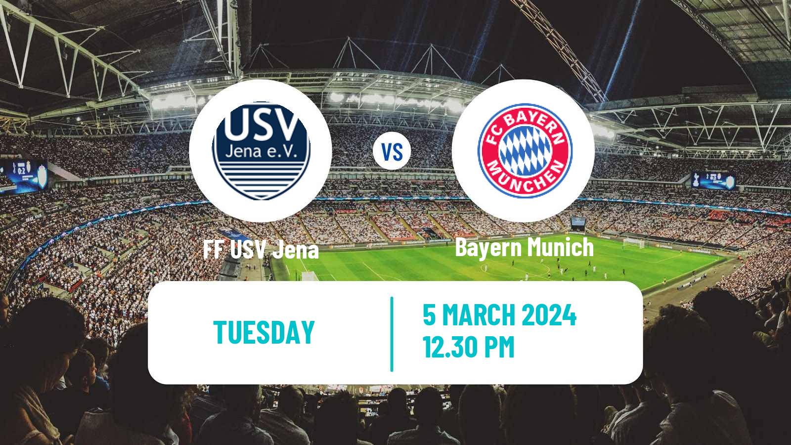 Soccer German DFB Pokal Women FF USV Jena - Bayern Munich