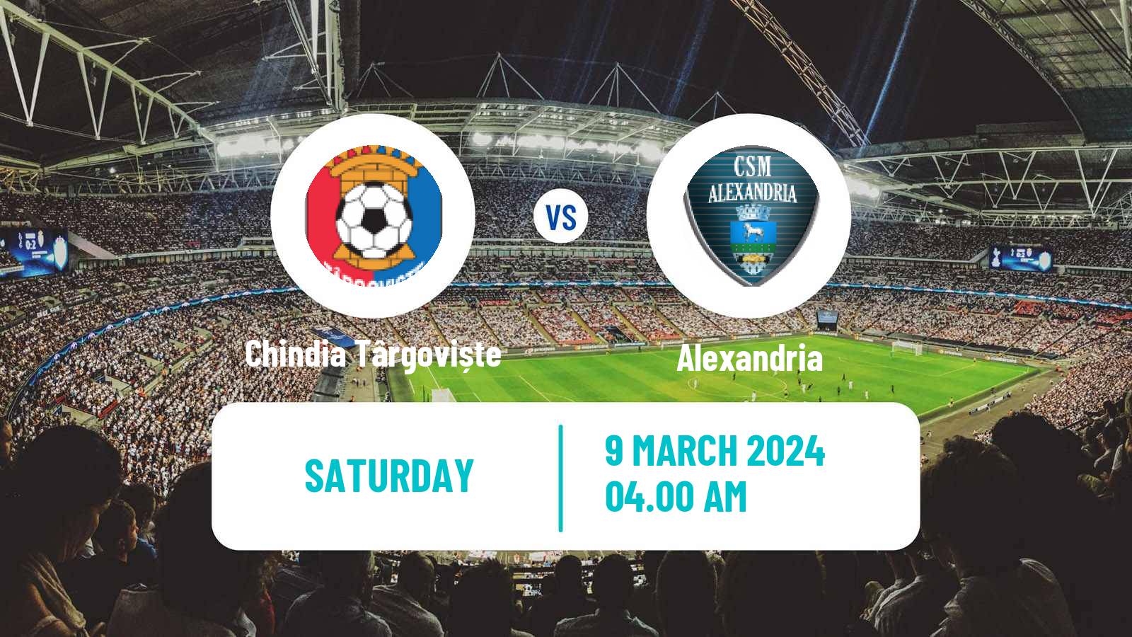 Soccer Romanian Division 2 Chindia Târgoviște - Alexandria