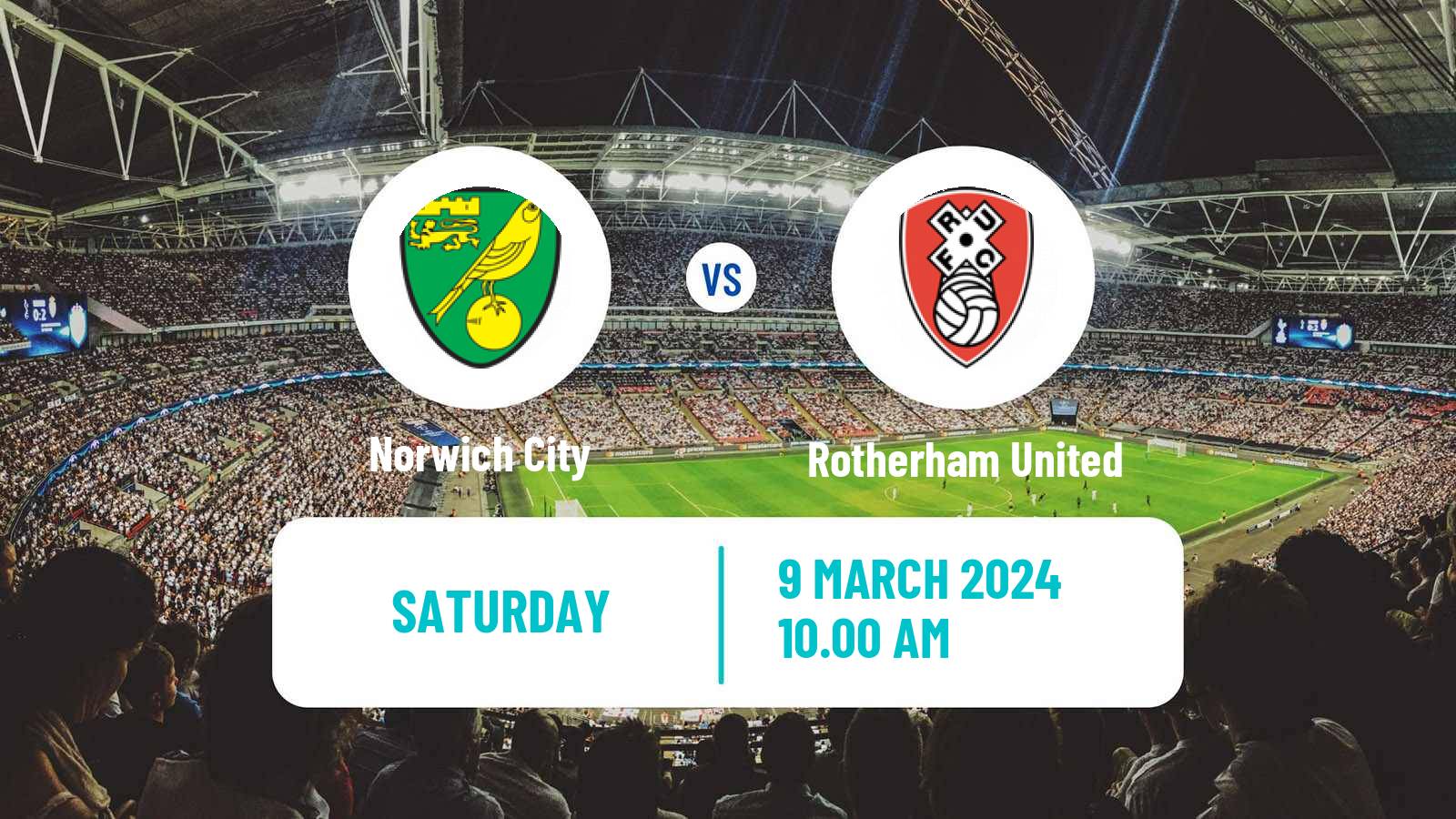 Soccer English League Championship Norwich City - Rotherham United