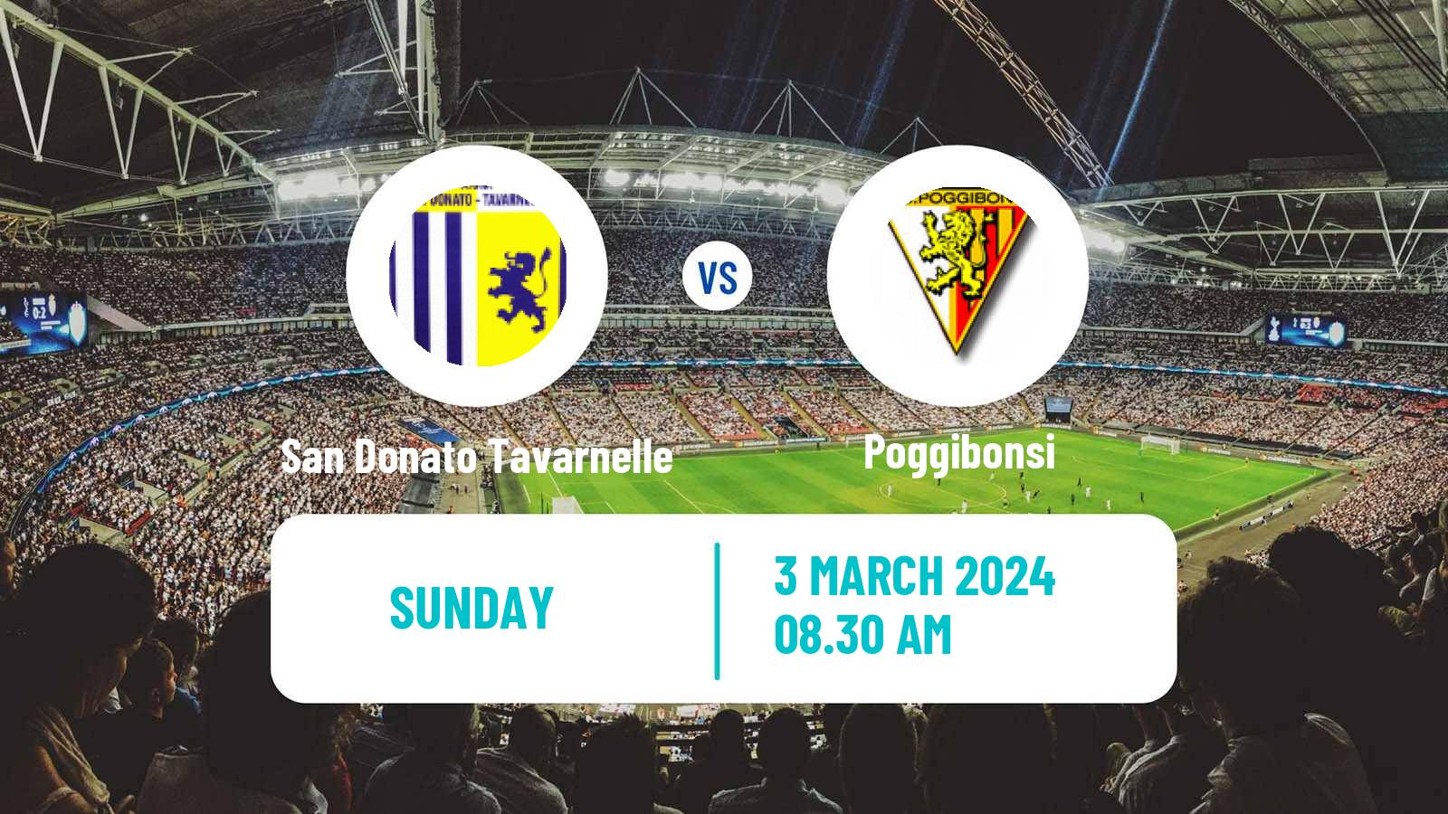Soccer Italian Serie D - Group E San Donato Tavarnelle - Poggibonsi