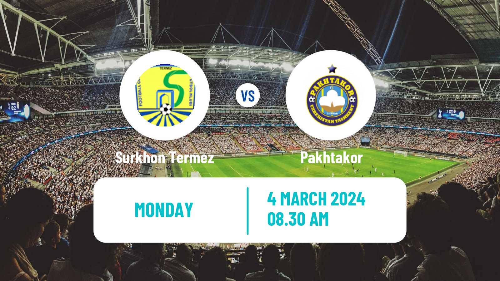 Soccer Uzbek League Surkhon Termez - Pakhtakor