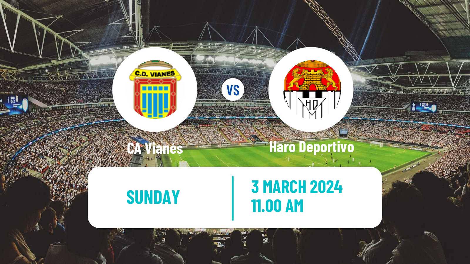 Soccer Spanish Tercera RFEF - Group 16 Vianés - Haro Deportivo