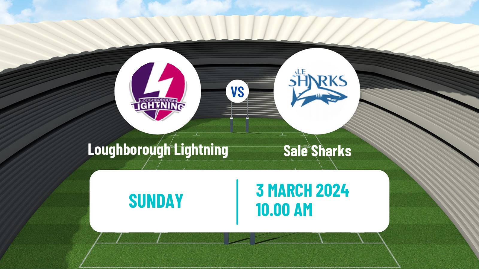 Rugby union English Premier 15s Rugby Women Loughborough Lightning - Sale Sharks