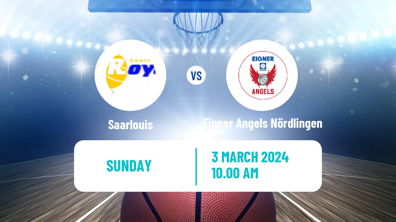 Basketball German DBBL Saarlouis - Eigner Angels Nördlingen