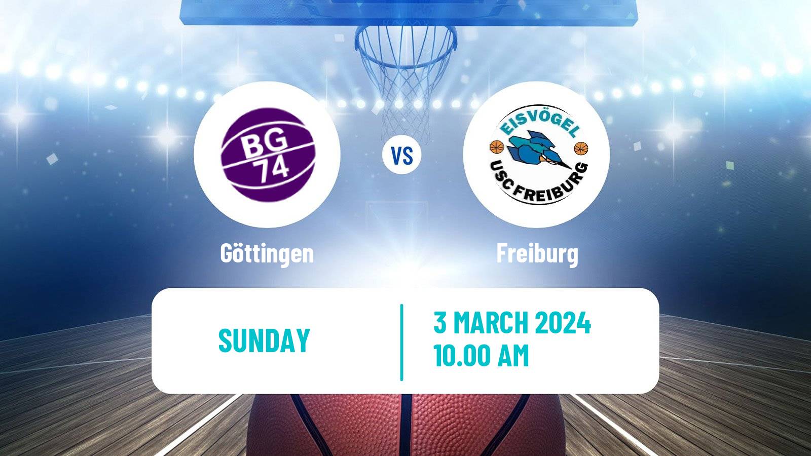 Basketball German DBBL Göttingen - Freiburg