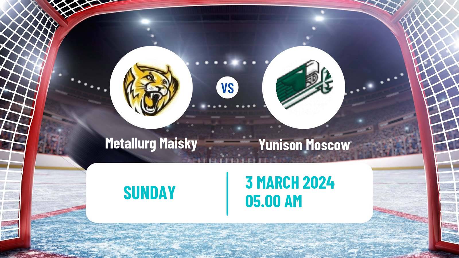 Hockey NMHL Metallurg Maisky - Yunison Moscow
