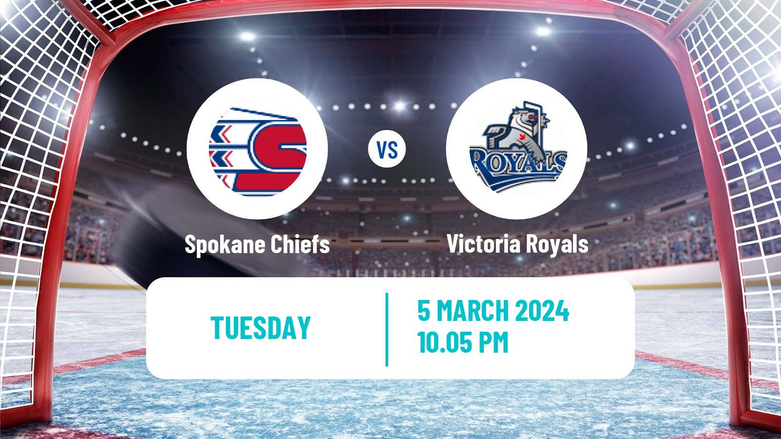 Hockey WHL Spokane Chiefs - Victoria Royals