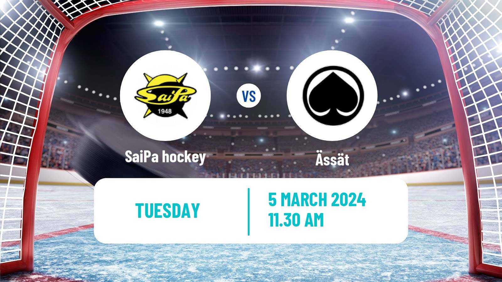 Hockey Finnish SM-liiga SaiPa - Ässät