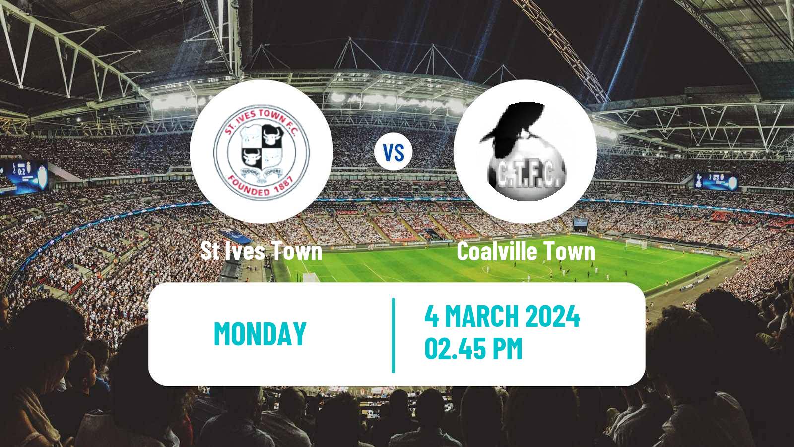 Soccer English Southern League Central Division St Ives Town - Coalville Town