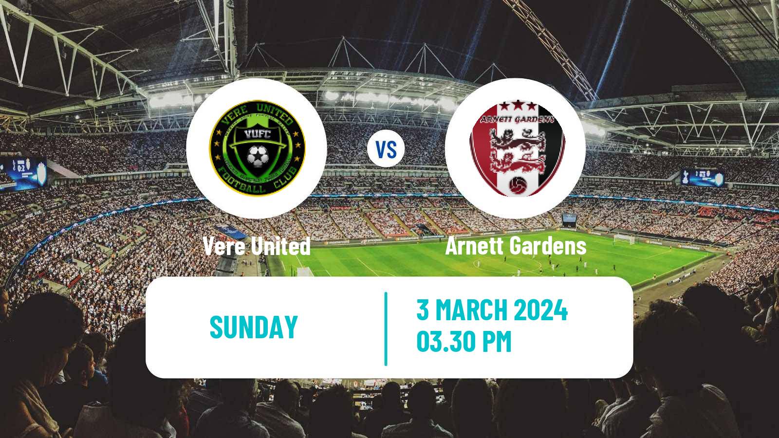 Soccer Jamaica National Premier League Vere United - Arnett Gardens