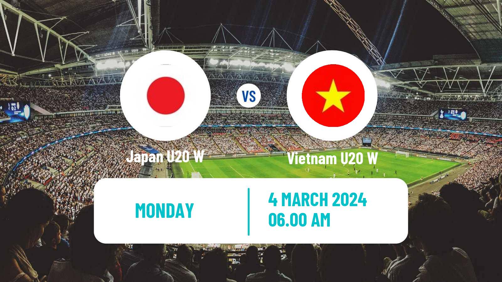 Soccer AFC Asian Cup Women U20 Japan U20 W - Vietnam U20 W