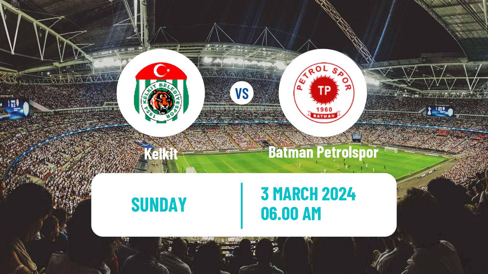 Soccer Turkish 3 Lig Group 2 Kelkit - Batman Petrolspor