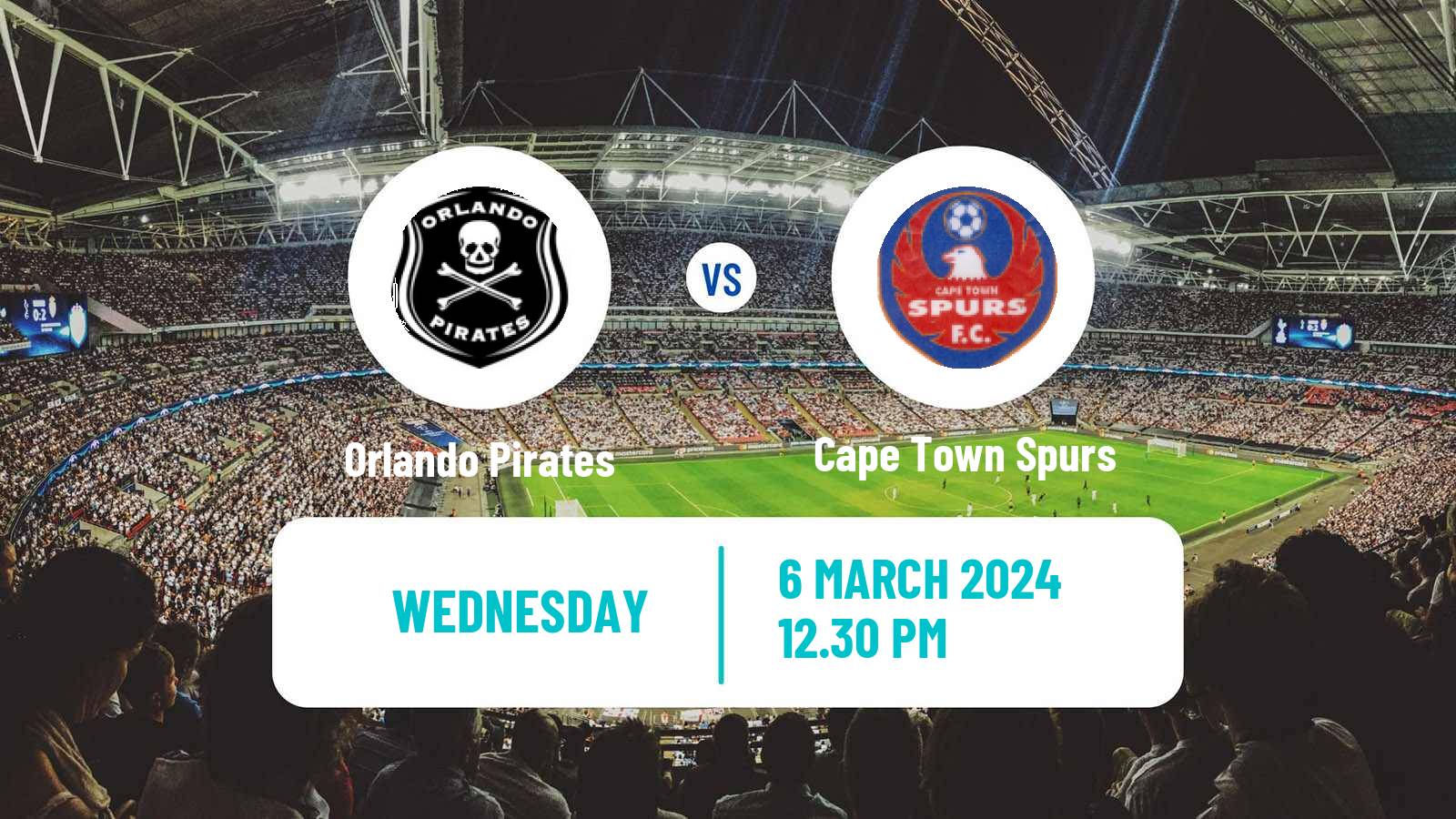Soccer South African Premier Soccer League Orlando Pirates - Cape Town Spurs