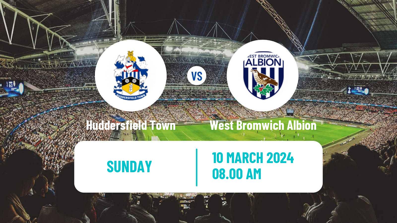 Soccer English League Championship Huddersfield Town - West Bromwich Albion