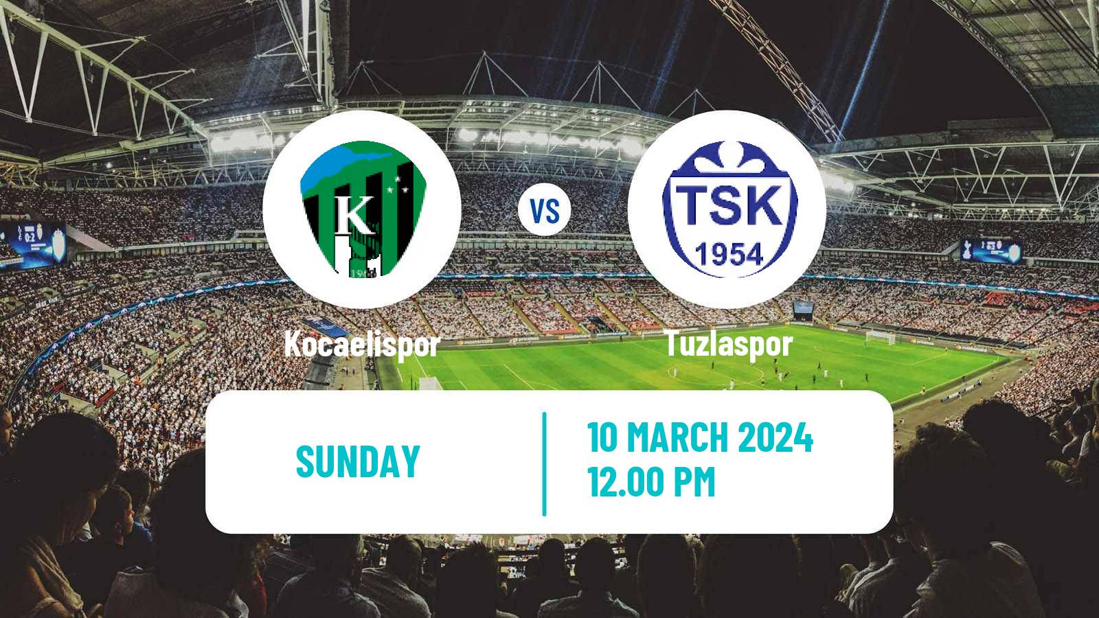 Soccer Turkish First League Kocaelispor - Tuzlaspor
