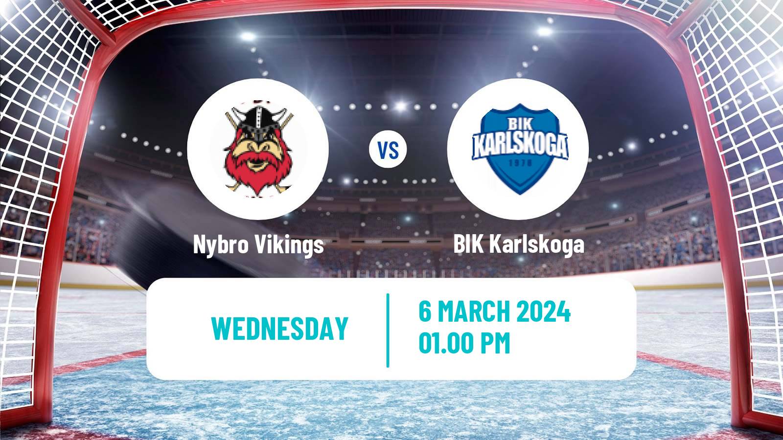 Hockey Swedish Hockey Allsvenskan Nybro Vikings - BIK Karlskoga