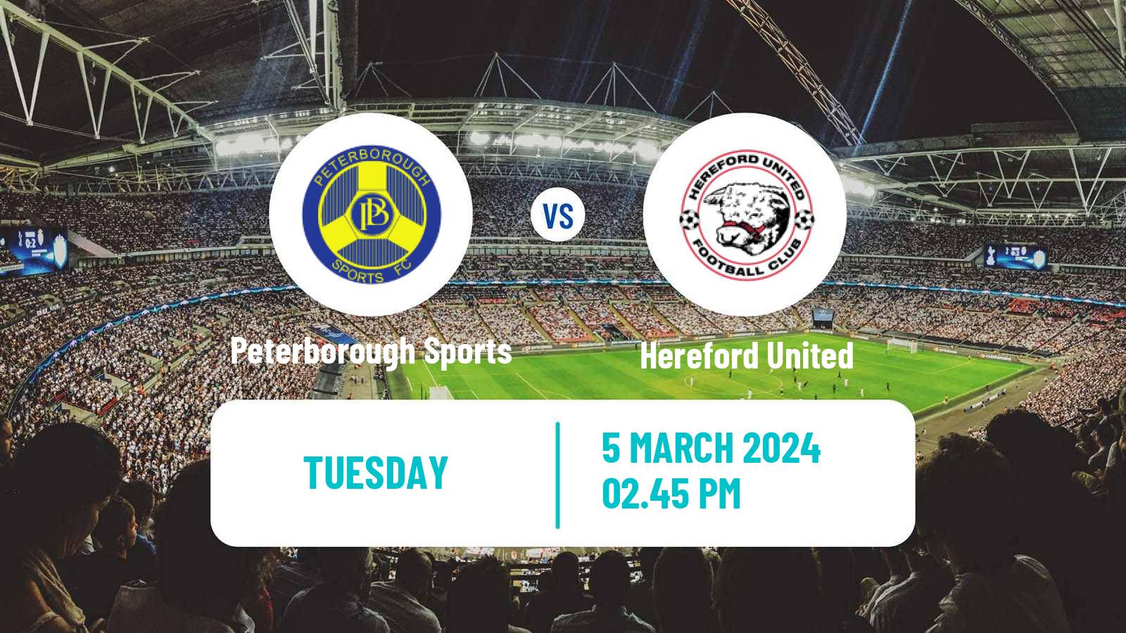 Soccer English National League North Peterborough Sports - Hereford United