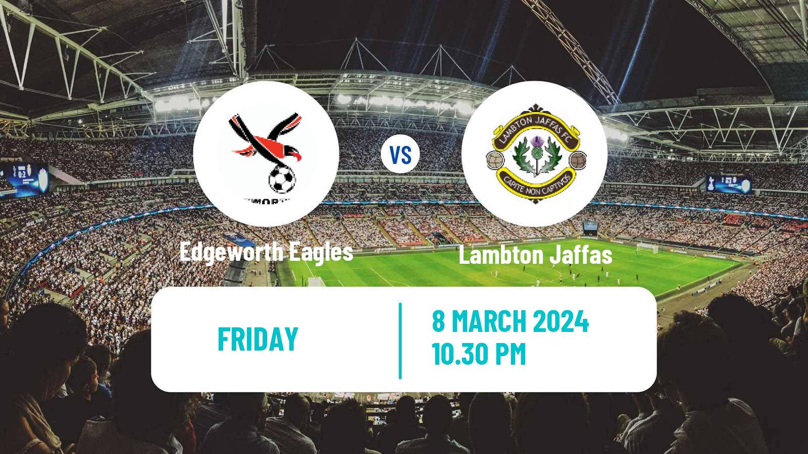 Soccer Australian NPL Northern NSW Edgeworth Eagles - Lambton Jaffas