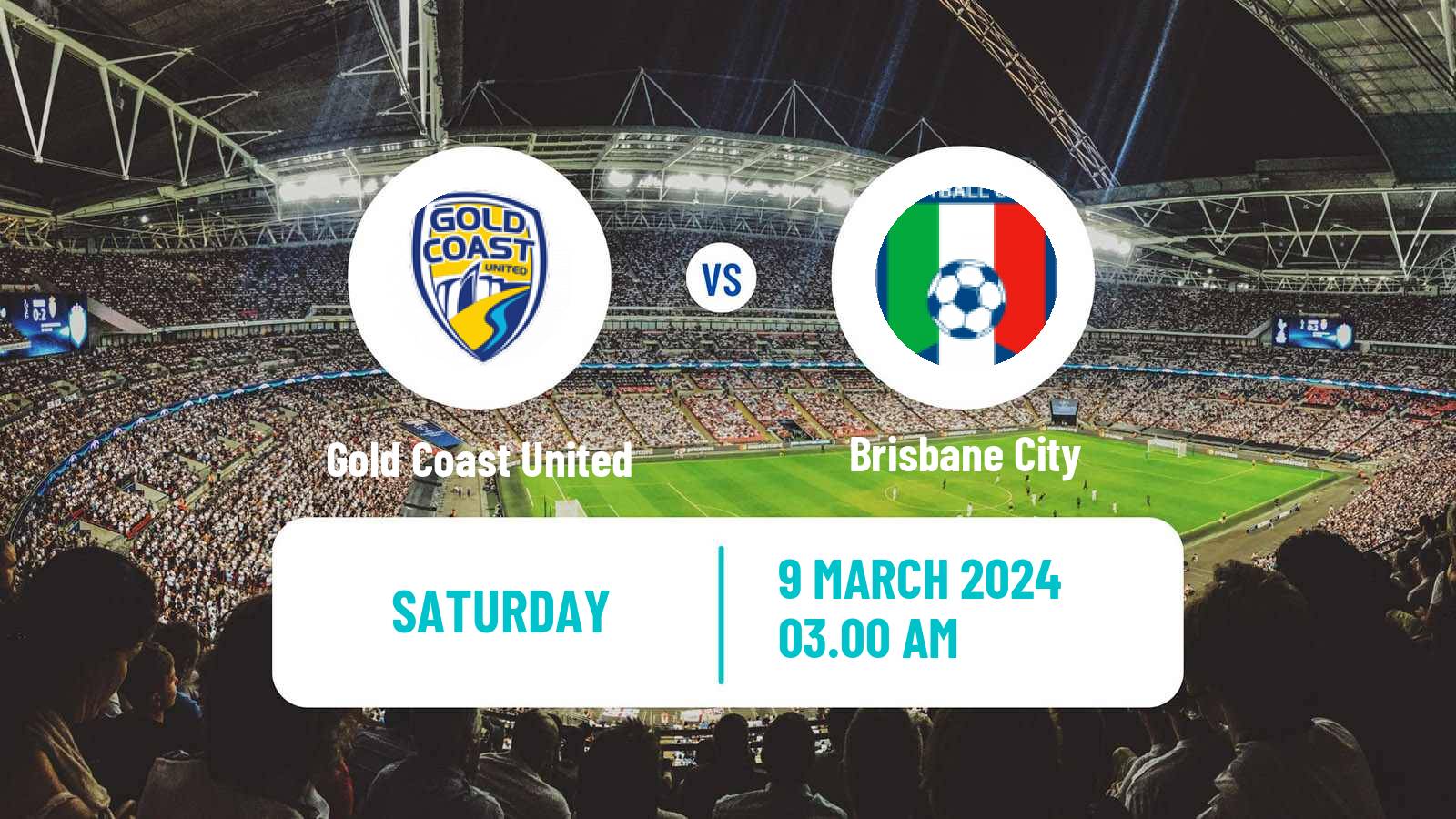 Soccer Australian NPL Queensland Gold Coast United - Brisbane City