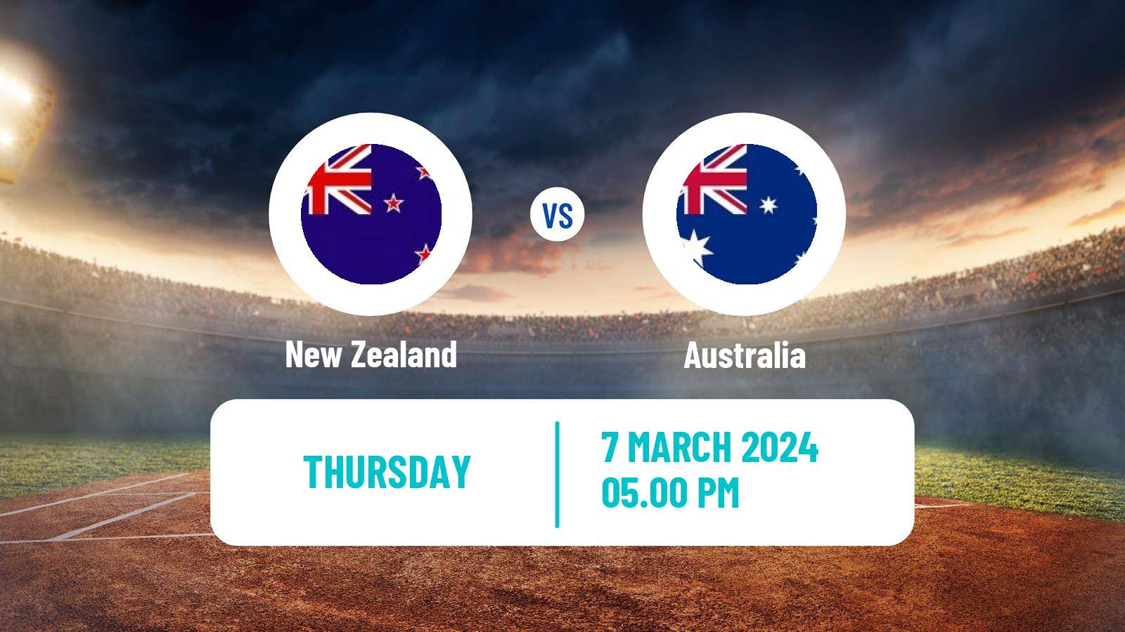Cricket Test Series New Zealand - Australia