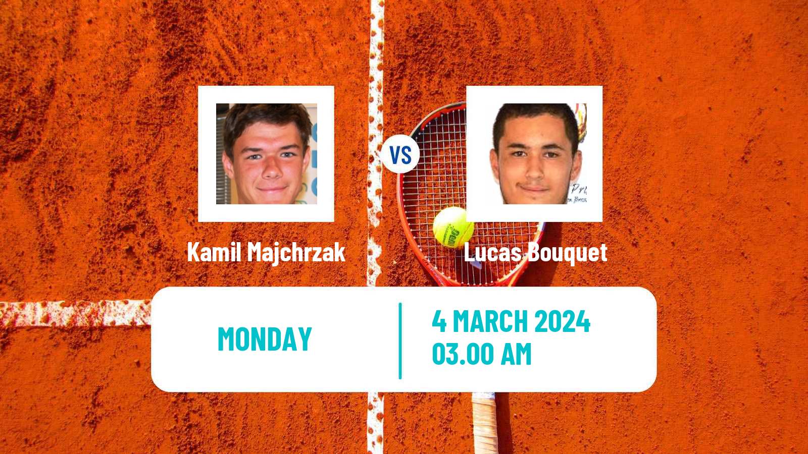 Tennis Kigali 2 Challenger Men Kamil Majchrzak - Lucas Bouquet