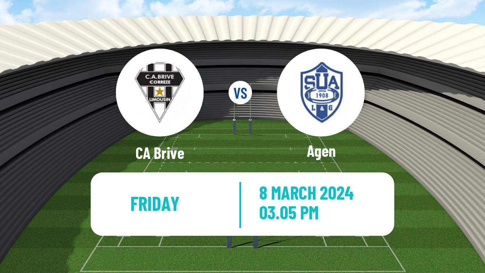 Rugby union French Pro D2 Brive - Agen