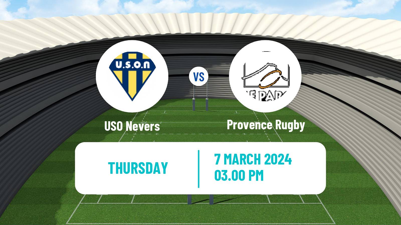 Rugby union French Pro D2 Nevers - Provence Rugby