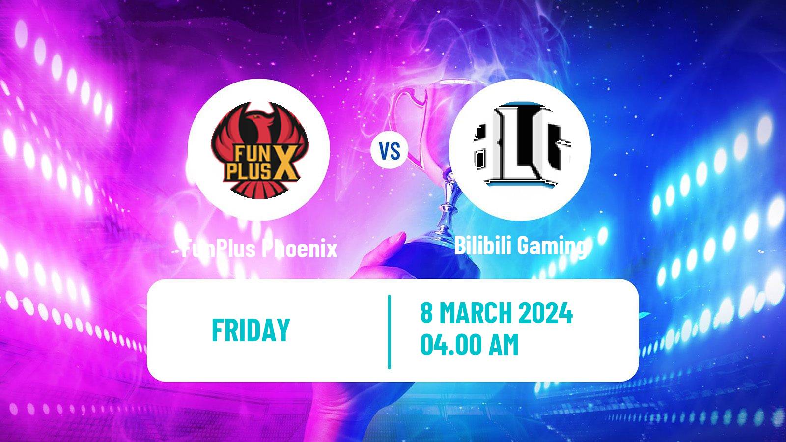 Esports League Of Legends Lpl FunPlus Phoenix - Bilibili Gaming