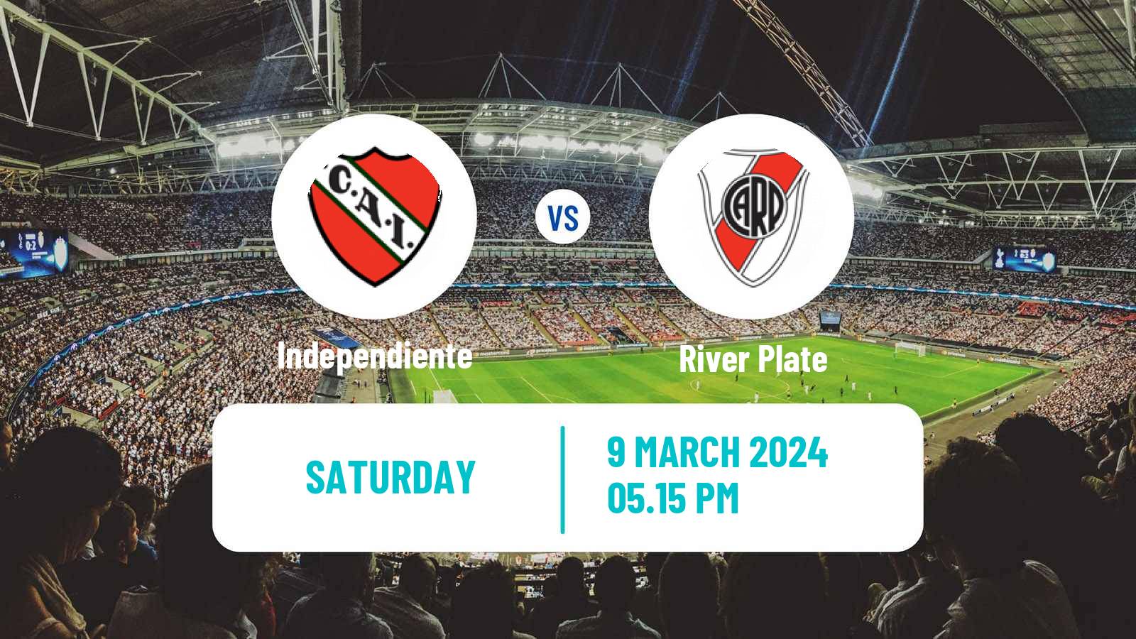 Soccer Argentinian Copa de la Liga Profesional Independiente - River Plate