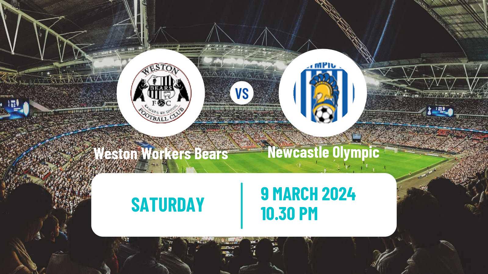 Soccer Australian NPL Northern NSW Weston Workers Bears - Newcastle Olympic