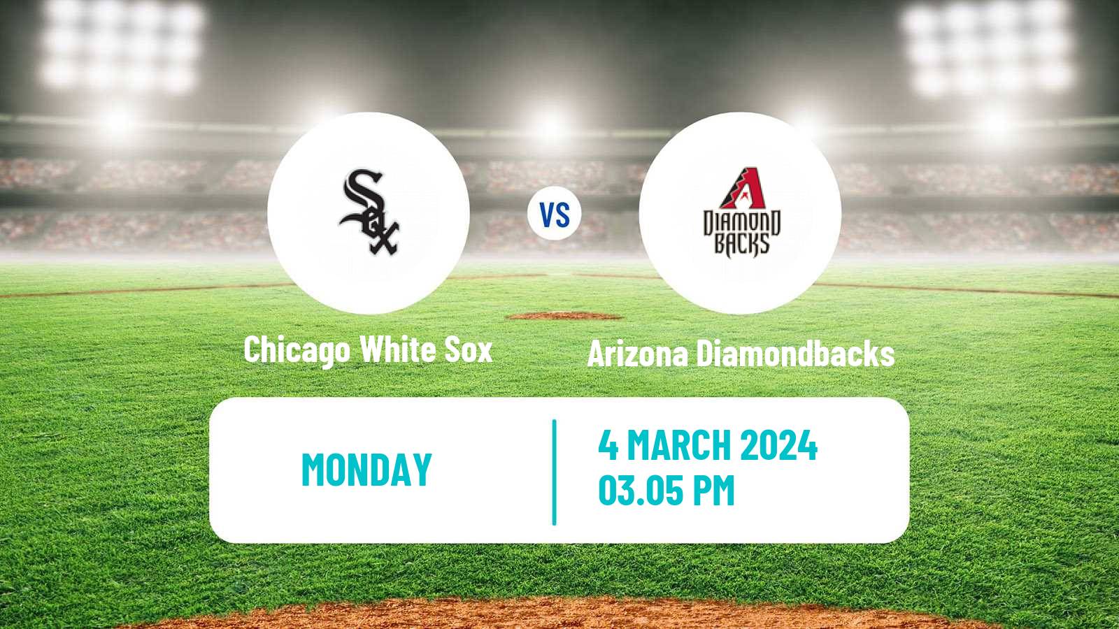 Baseball MLB Spring Training Chicago White Sox - Arizona Diamondbacks