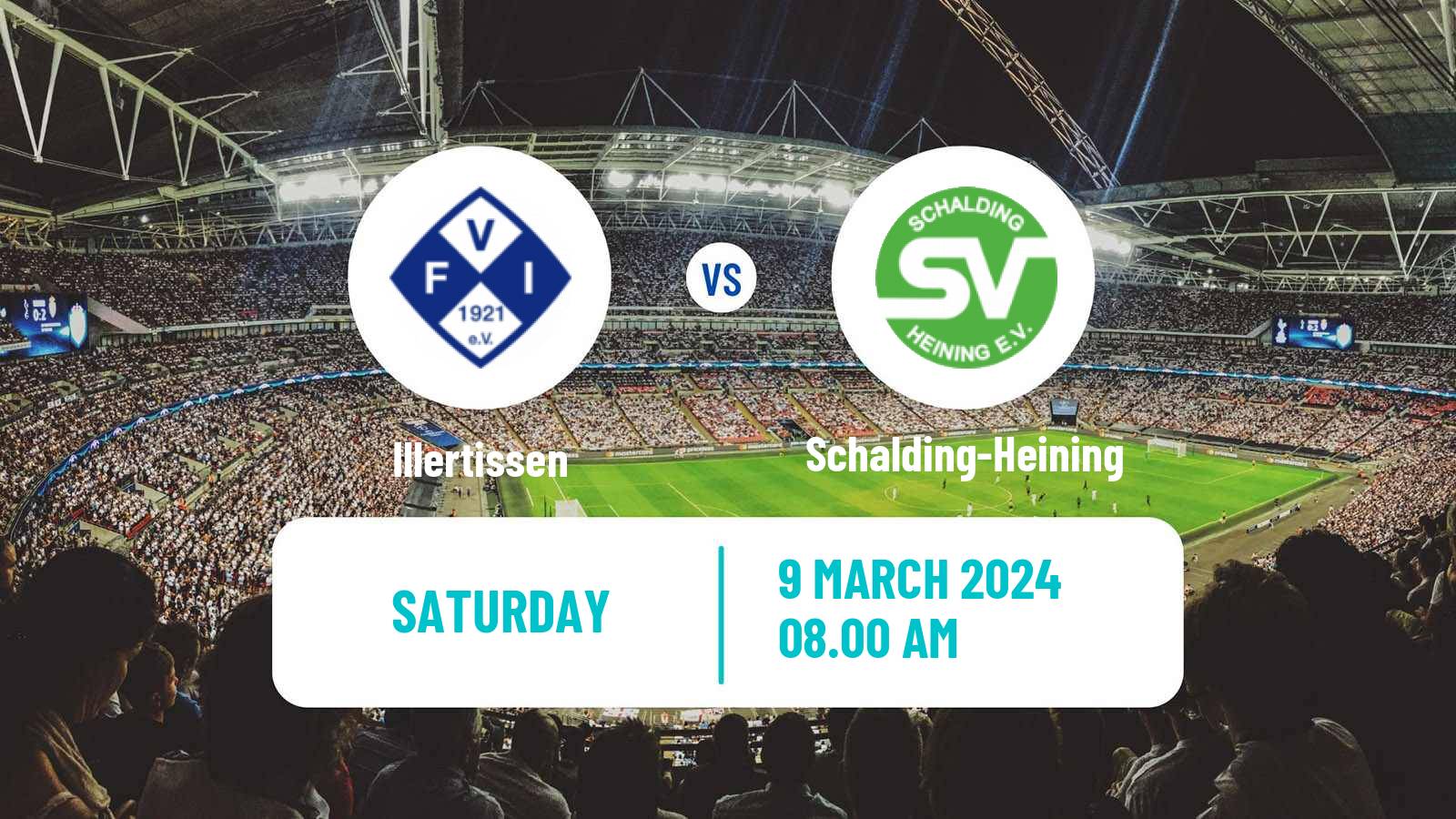 Soccer German Regionalliga Bayern Illertissen - Schalding-Heining